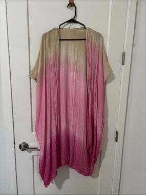 Modena Pink Lightweight Kimono Cover-Up